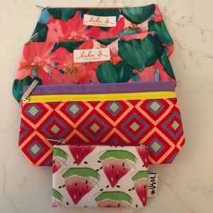 Fun Bundle of 4 NWOT Clinique Cosmetic/Makeup Bags